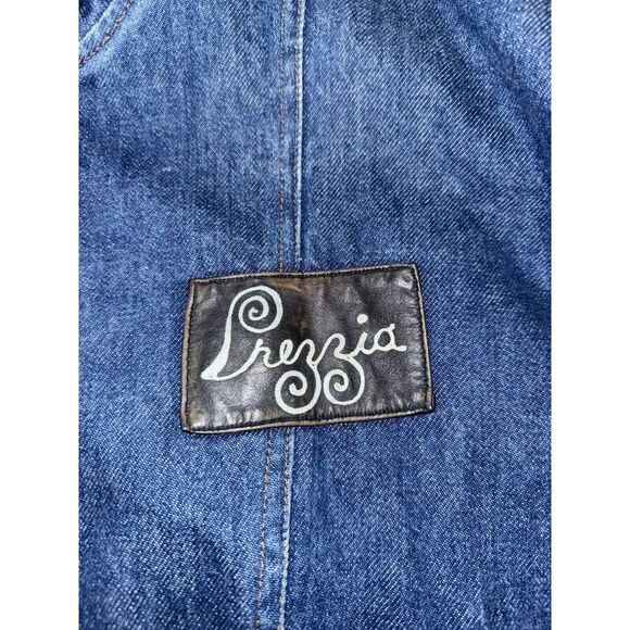 Prezzia Vintage Jean Denim Jacket Unisex Size Large - Picture 2 of 11